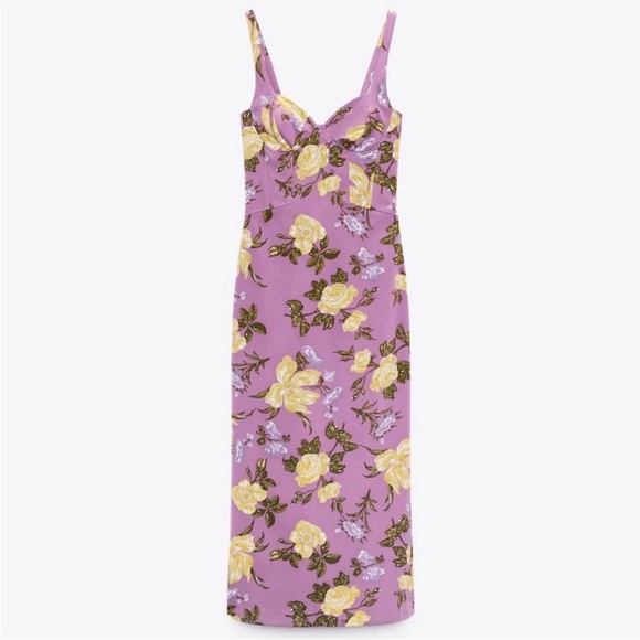 Zara corset style dress BLOGGERS FAVORITE!!! - Picture 3 of 11
